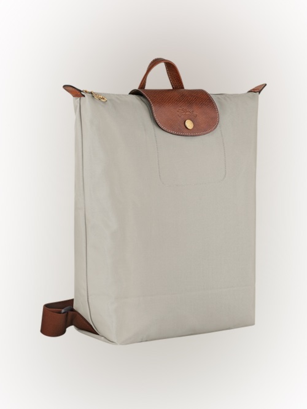 Longchamp Le Pliage Original Medium Canvas Backpack galet color